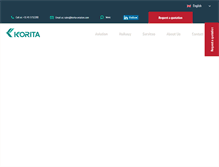 Tablet Screenshot of korita-aviation.com